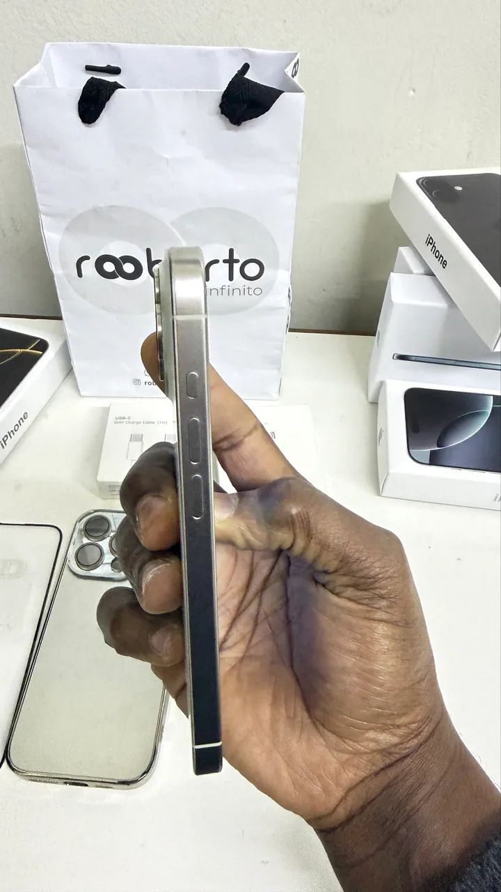 iphone 15 pro 128gb branco  - Foto 3