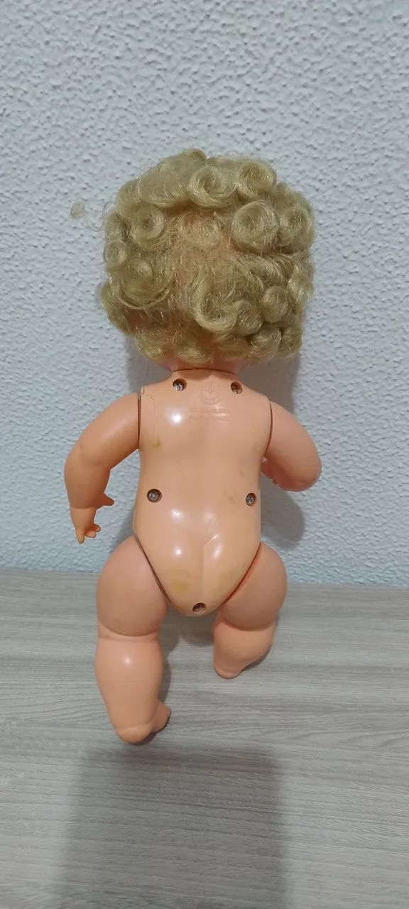 Boneca antiga Mama nenê Estrela - Anos 80 - Foto 3