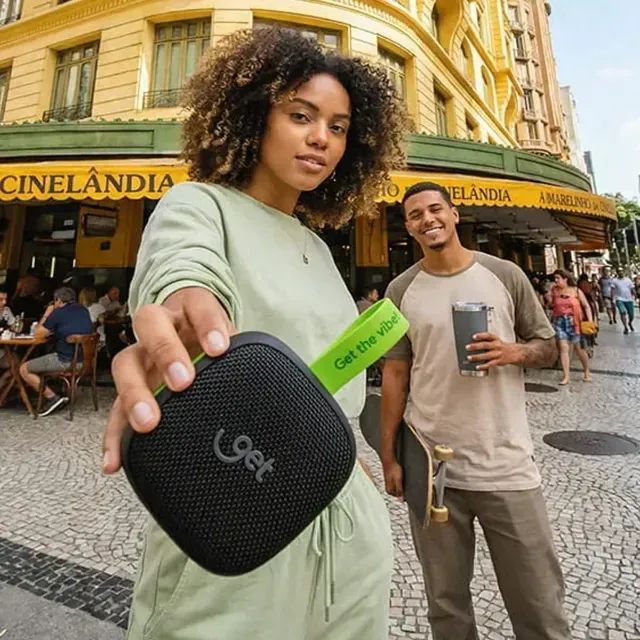 Caixa de Som Bluetooth Get Connect 10W RMS TWS/SD/BT/AUX - WZetta - Foto 5