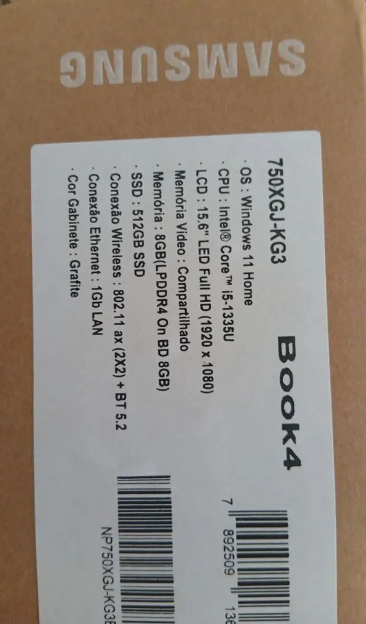 Notebook Samsung Galaxy book4 8gb 512gb - Foto 4