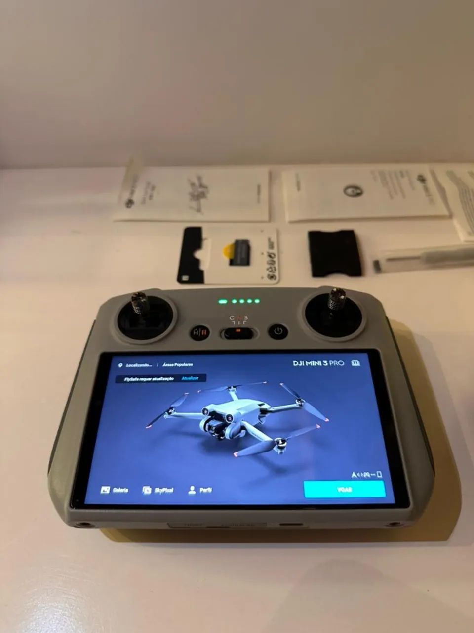 Drone DJI Mini 3 Pro + Rc Controller + Acessórios - Foto 2