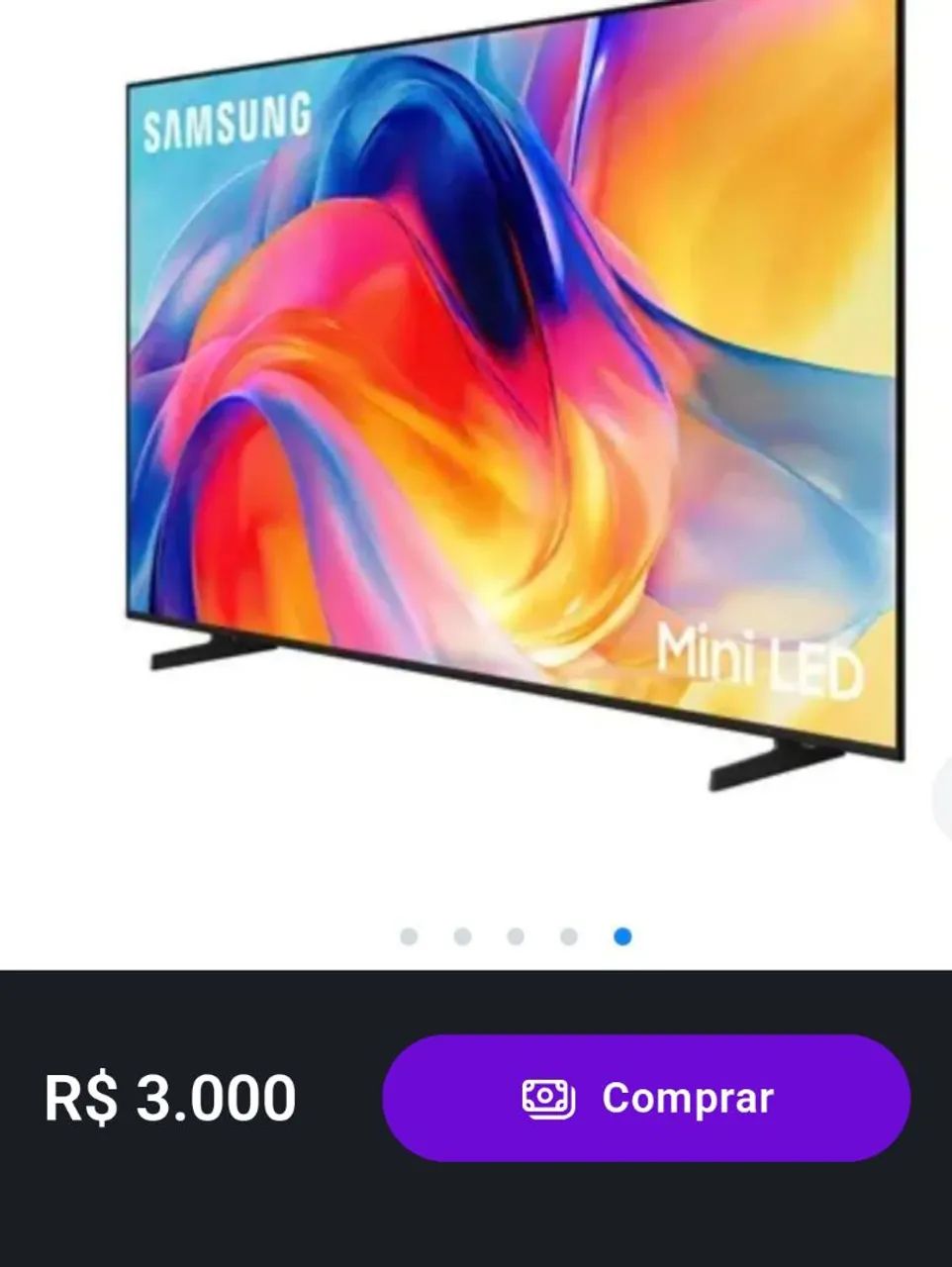 TV samsung 55 polegadas