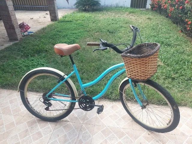 Bicicleta 18 marchas Azul Tiffany - Foto 2