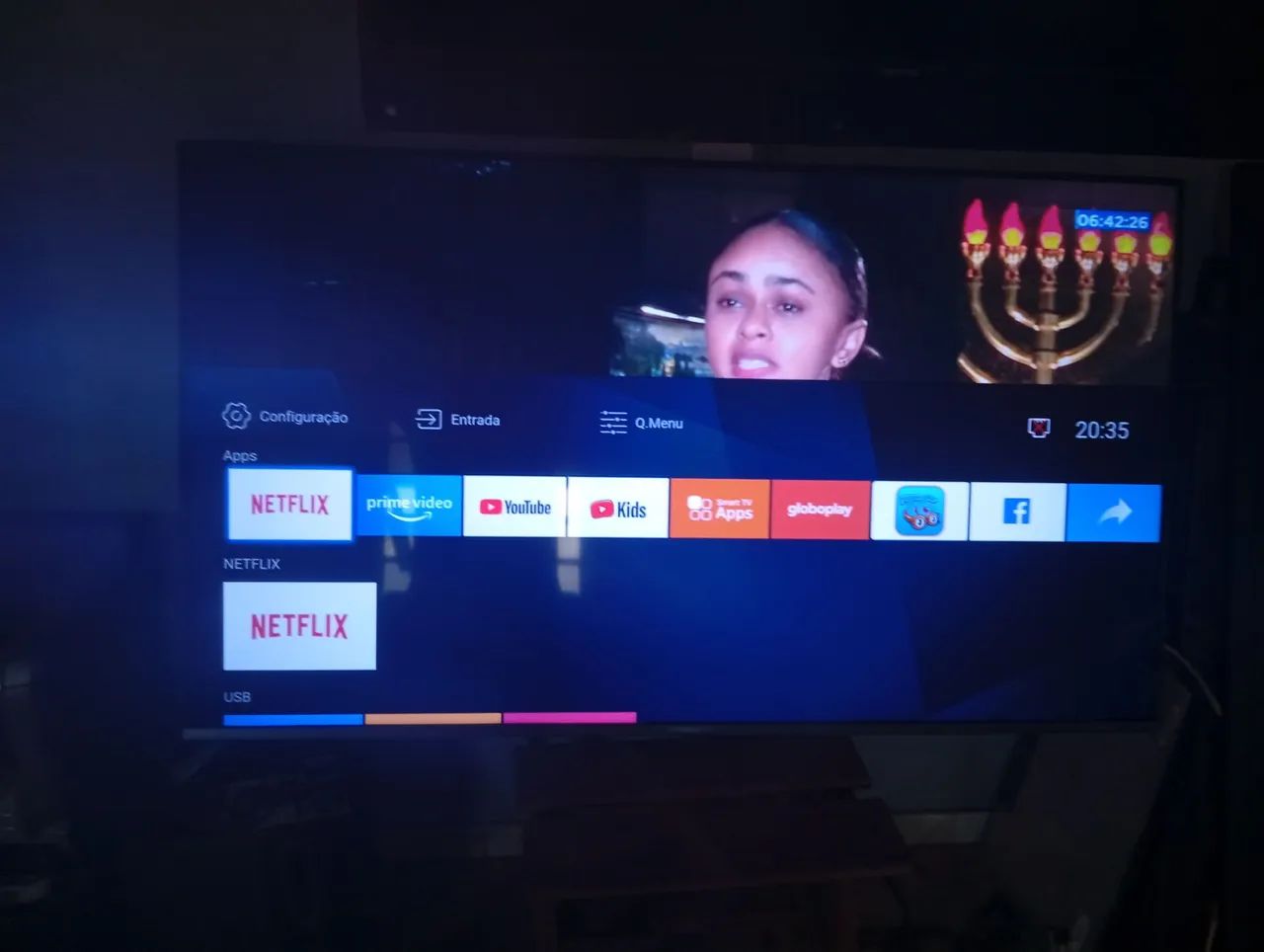 Vendas ou troca de tv Philco 4k 55 polegadas  - Foto 4