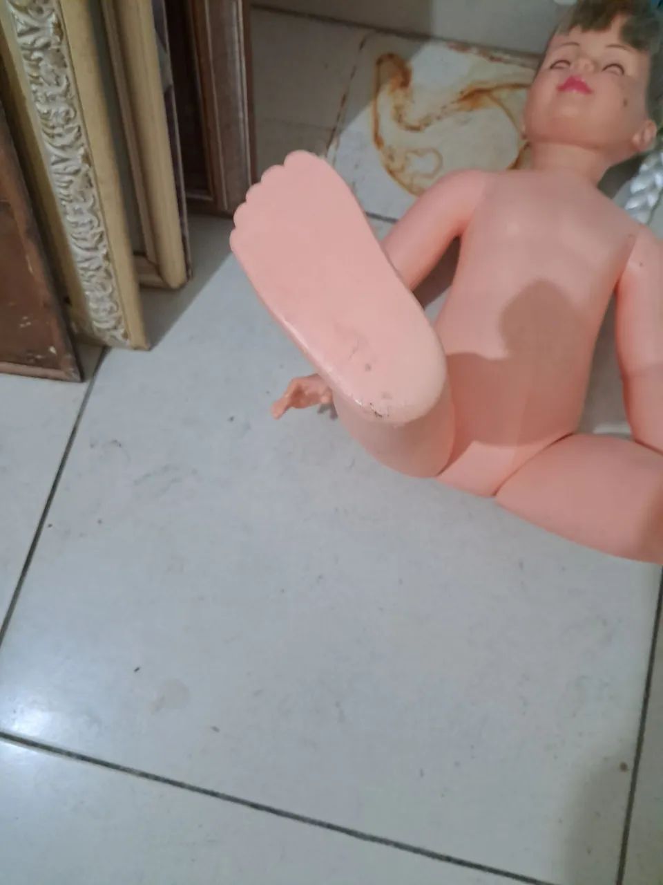 BONECA AMIGUINHA ESTRELA ANO 90 PARA REPARO - Foto 5