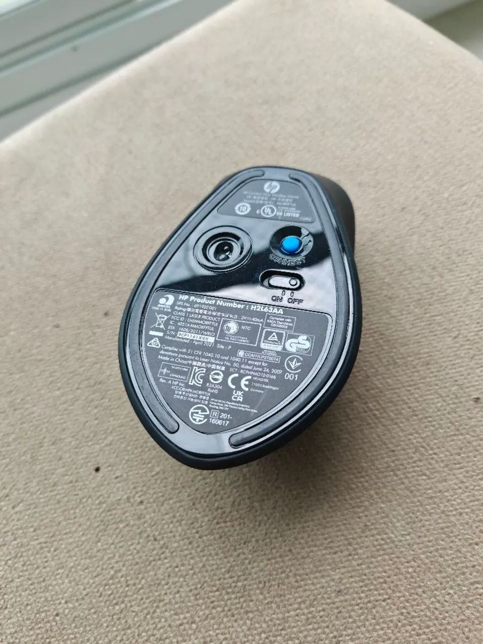 Mouse Sem Fio HP H2L63AA