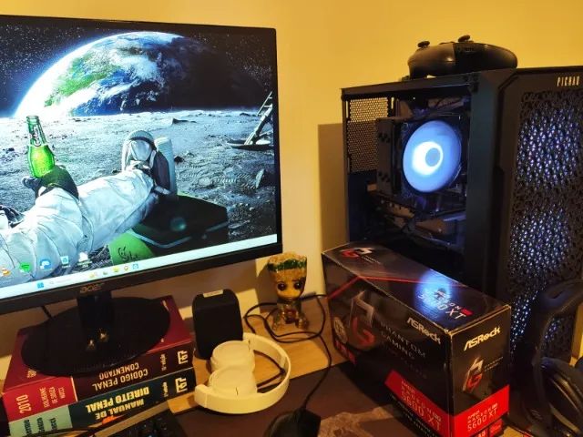 Placa de Vídeo RX 5600 XT Phantom Gaming D2 OC ASRock AMD Radeon, 6GB, DDR6 - USADA - Foto 3