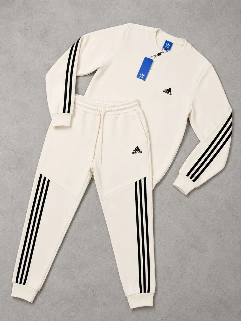 Conjunto de moletom três listras - Foto 2
