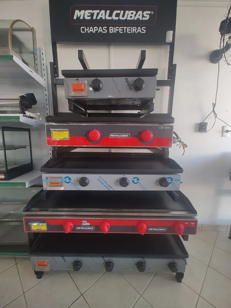 A.L Chapas Profissionais a Gás ou Elétricas para o seu negócio