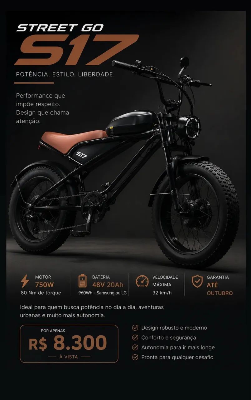 Bike elétrica S17