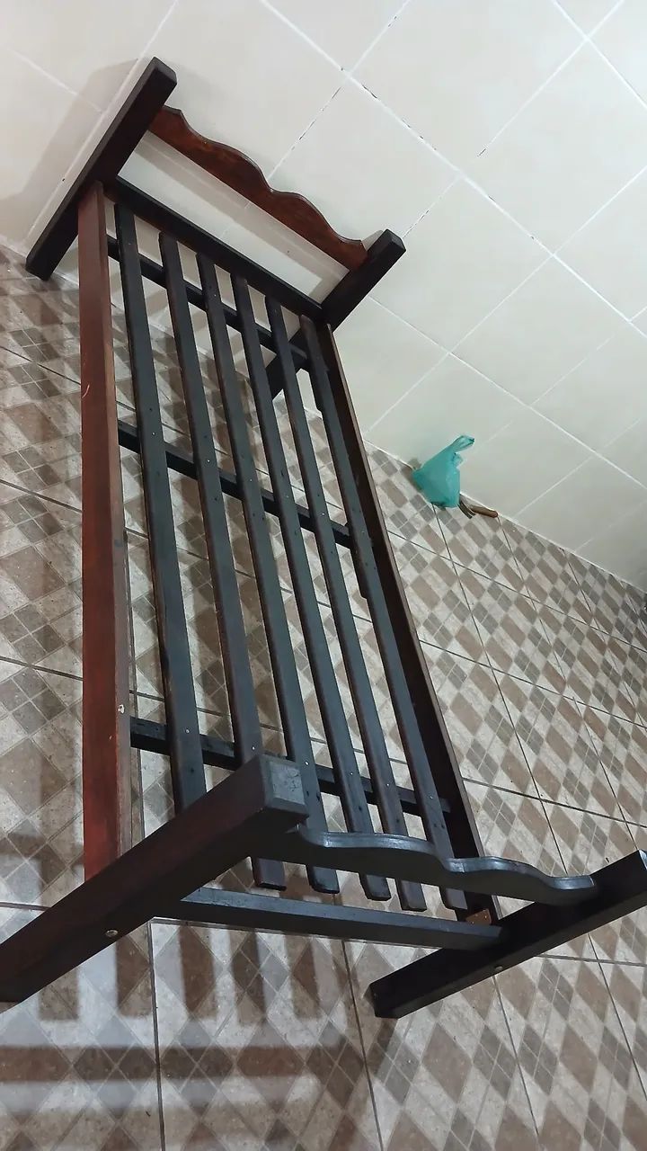 Cama de solteiro sucupira  - Foto 5