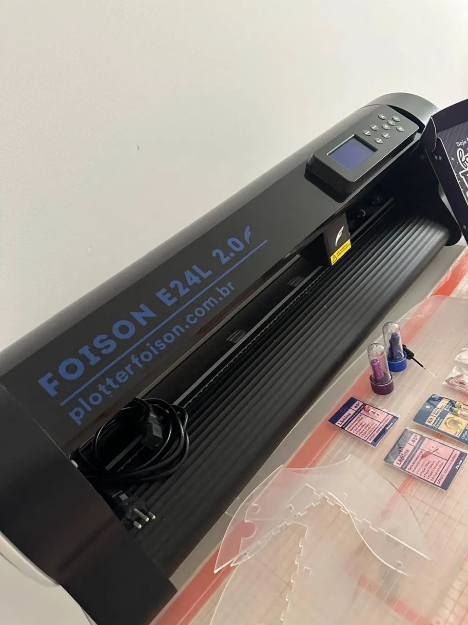 Ploter de Recorte Foison E24 L 2.0 - Completa + Muitos Acessórios - Foto 5