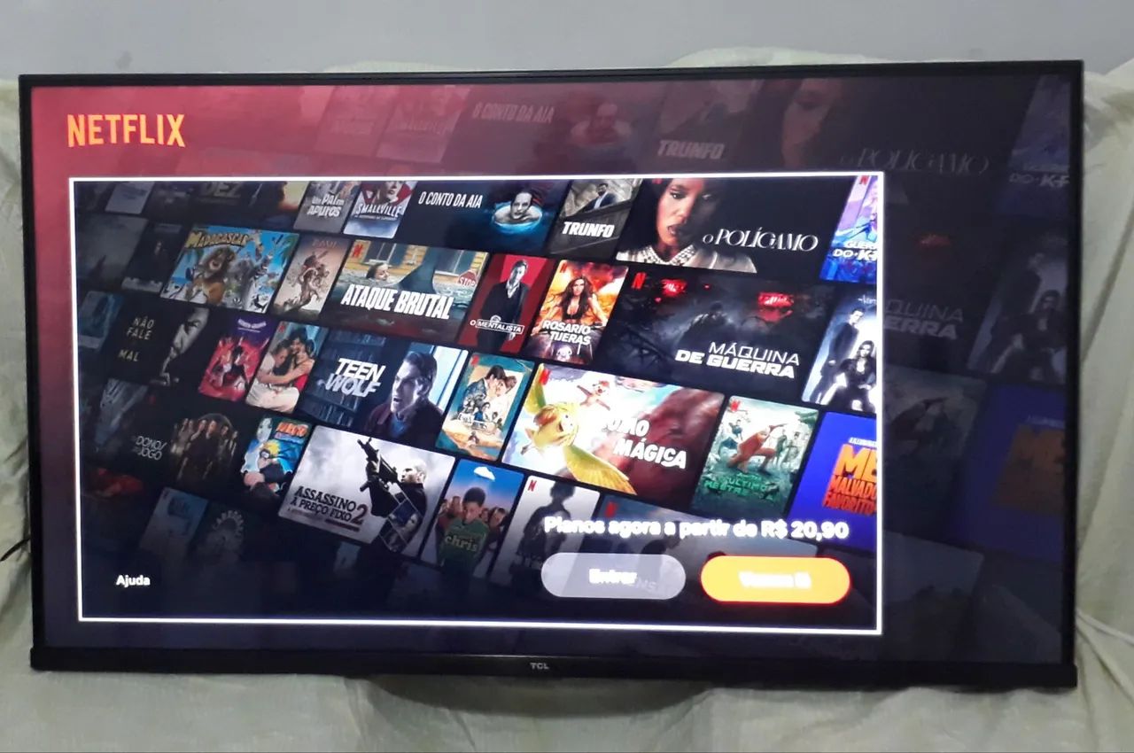 VENDO TV SMART TCL 43' ANDROID COM COMANDO DE VOZ  - Foto 2