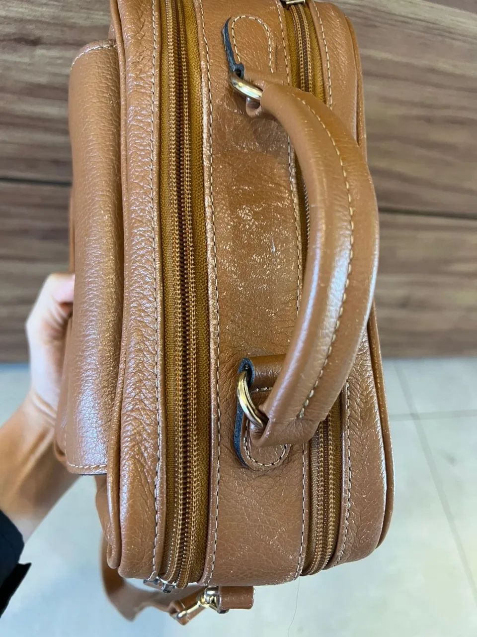 Bolsa em couro - Foto 4