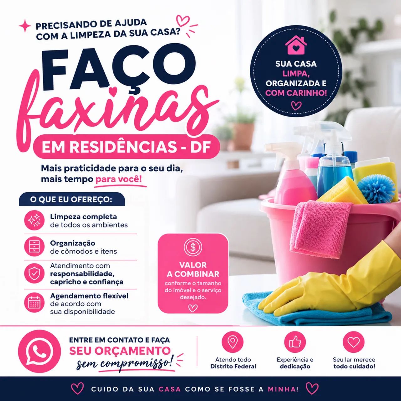 Faxinas, diárias e etc