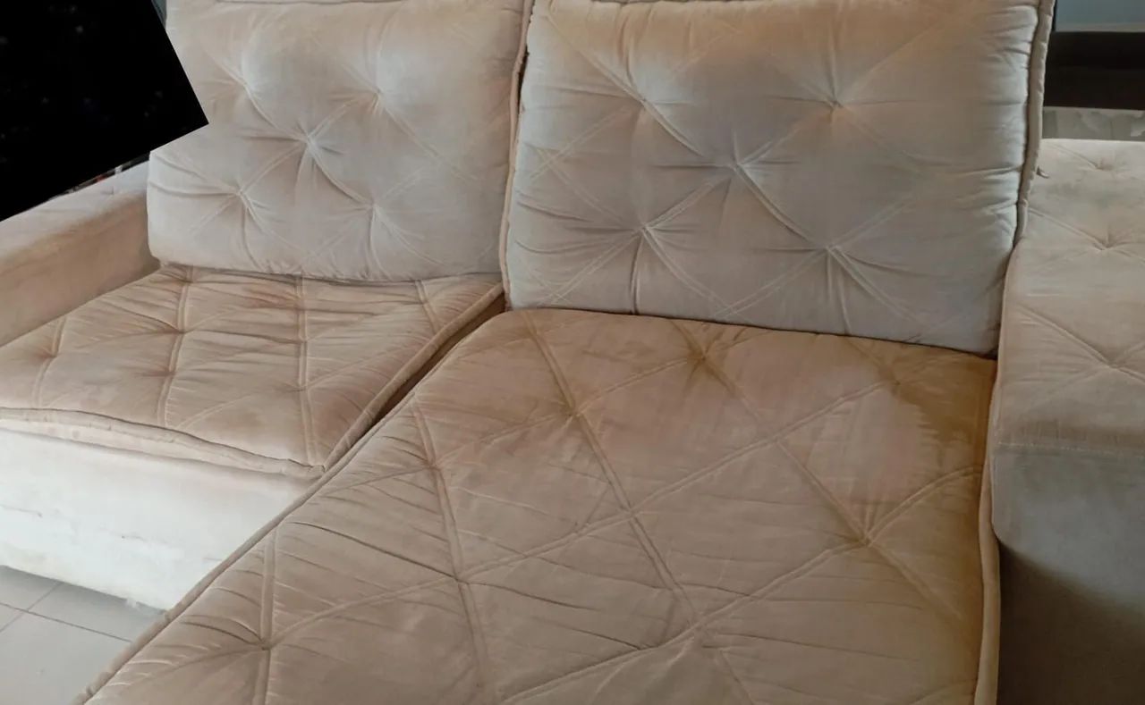Sofá cama reclinável encosto ajustável 