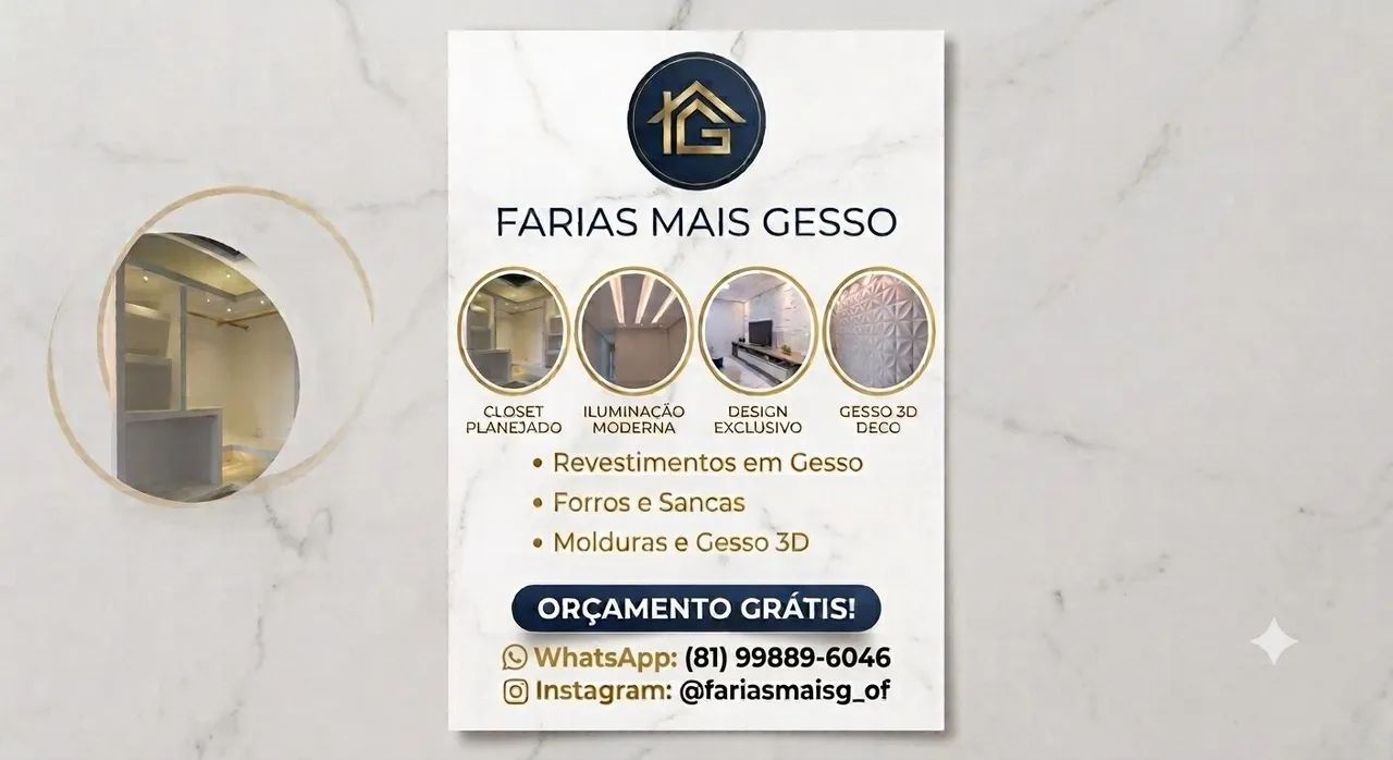 SERVIÇO DE GESSO EM GERAL 