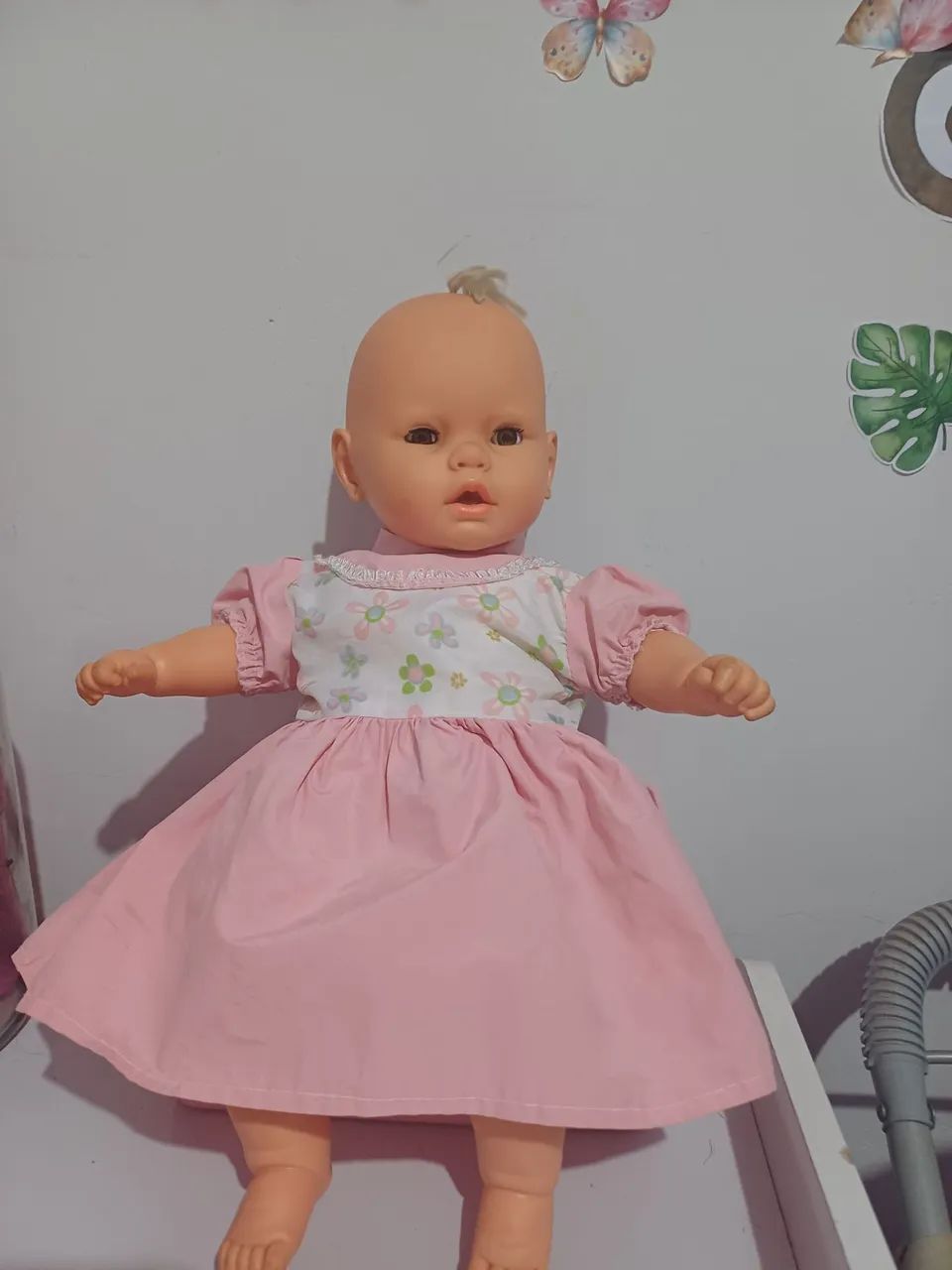 Boneca bebezinha da estrela antiga 