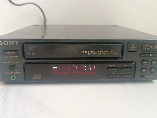 Leitor Tocador De Cd Sony Compact Disc Player Cdp-s37 - Foto 2