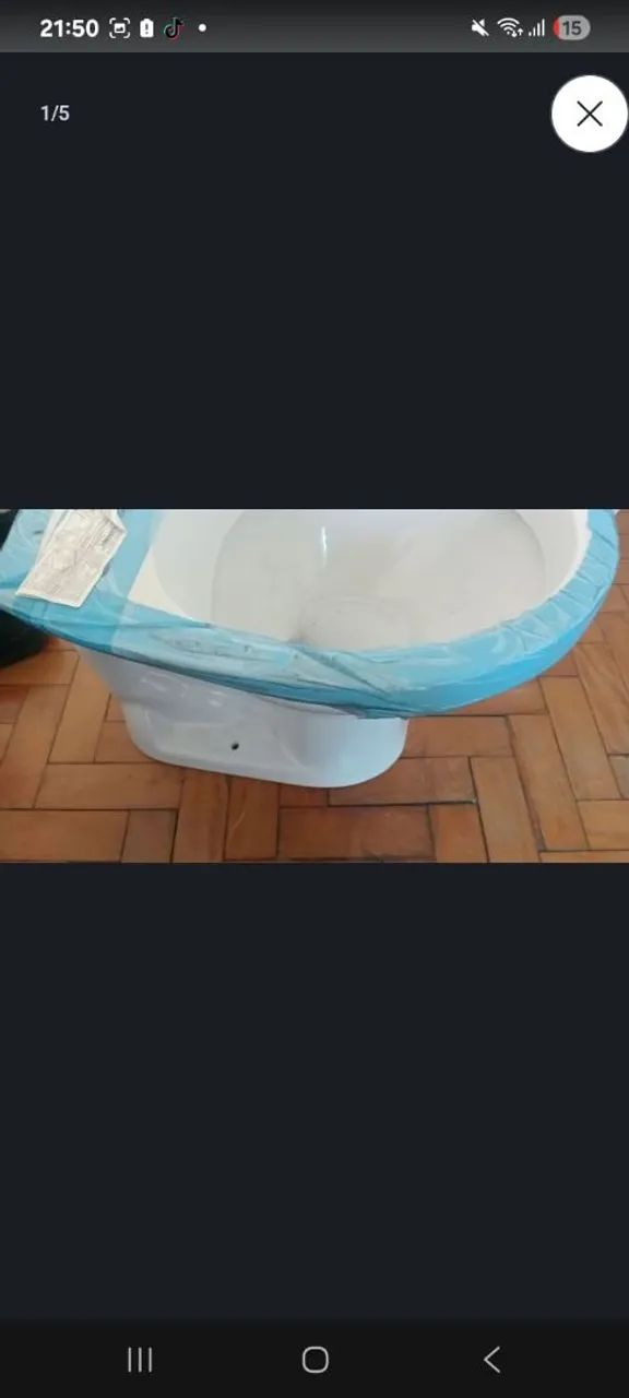 Vaso sem caixa acoplada Novo