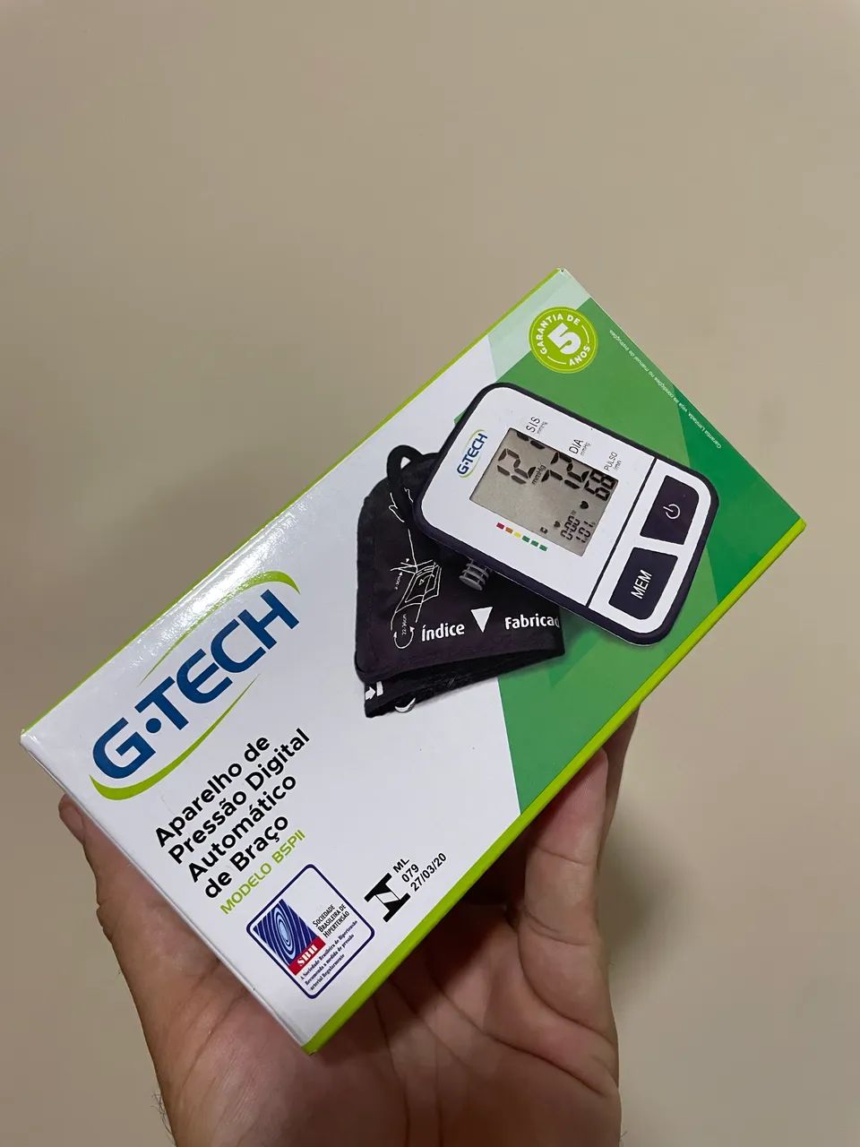 Verificador de pressão arterial NOVO. ZERO