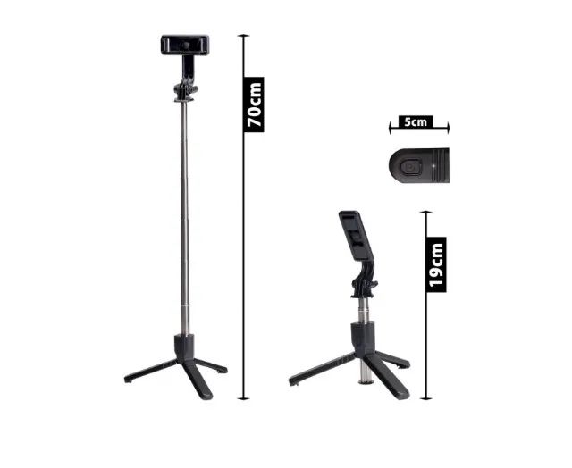 MINI BASTÃO DE SELFIES 70CM OR-1678
