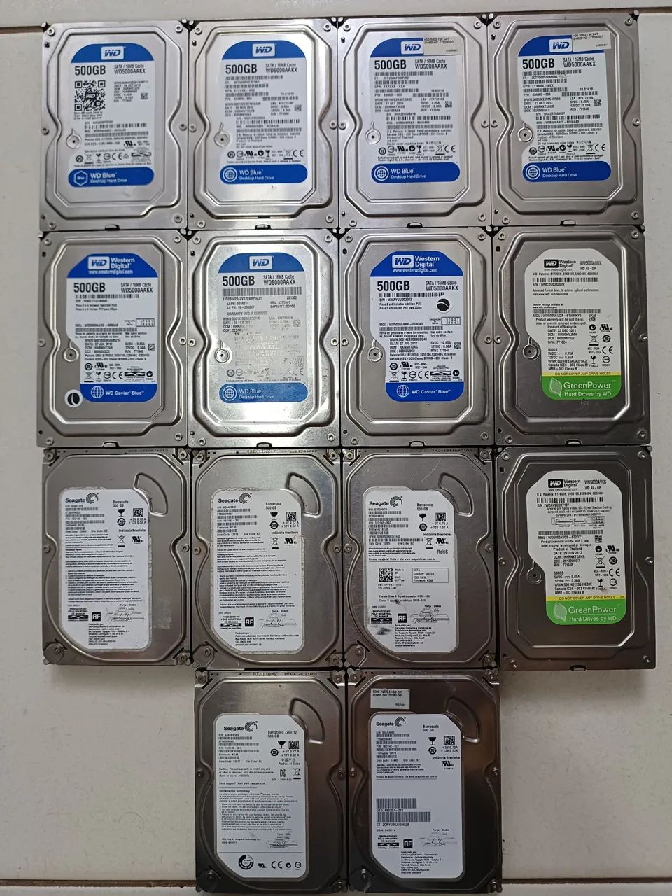 14 Hds 500 Gb desktop CPUs  - Foto 5