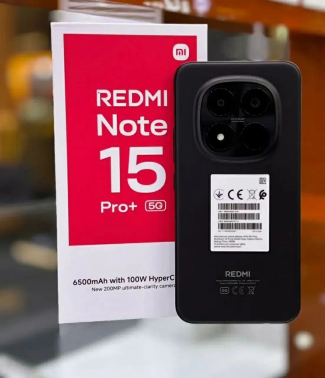 Note 15 Pro Plus 5G 512/12GB Preto Lançamento 