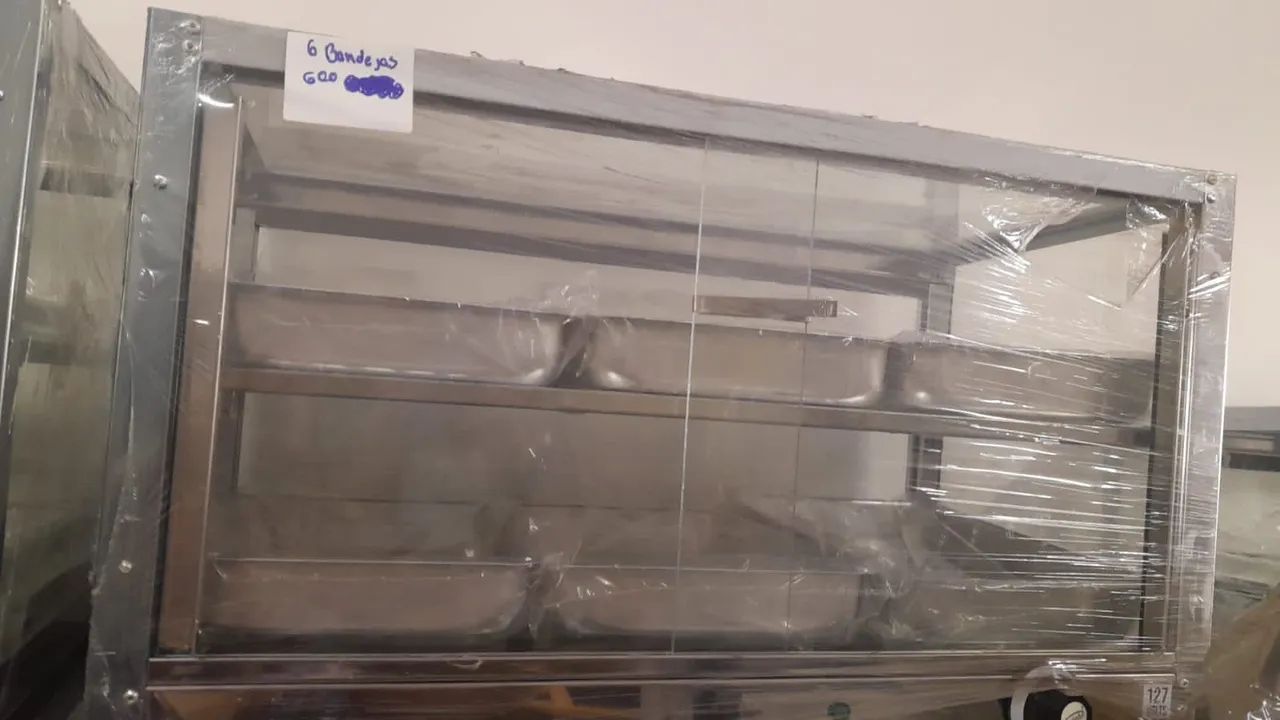 Estufa elétrica expositora salgados 