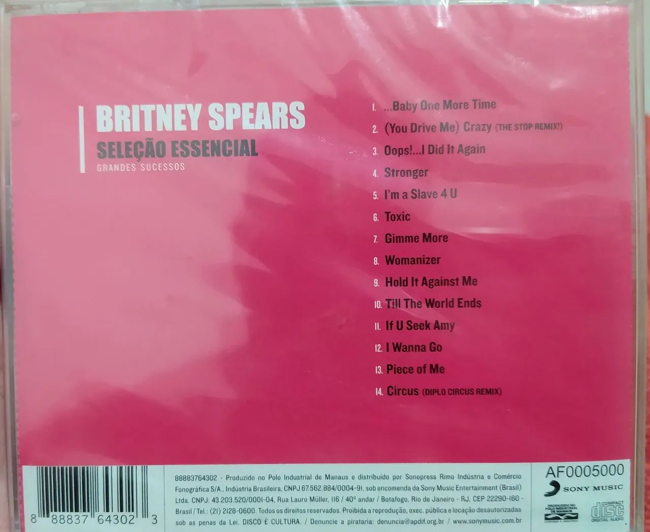 CD - BRITNEY SPERARS - LACRADO  - Foto 2