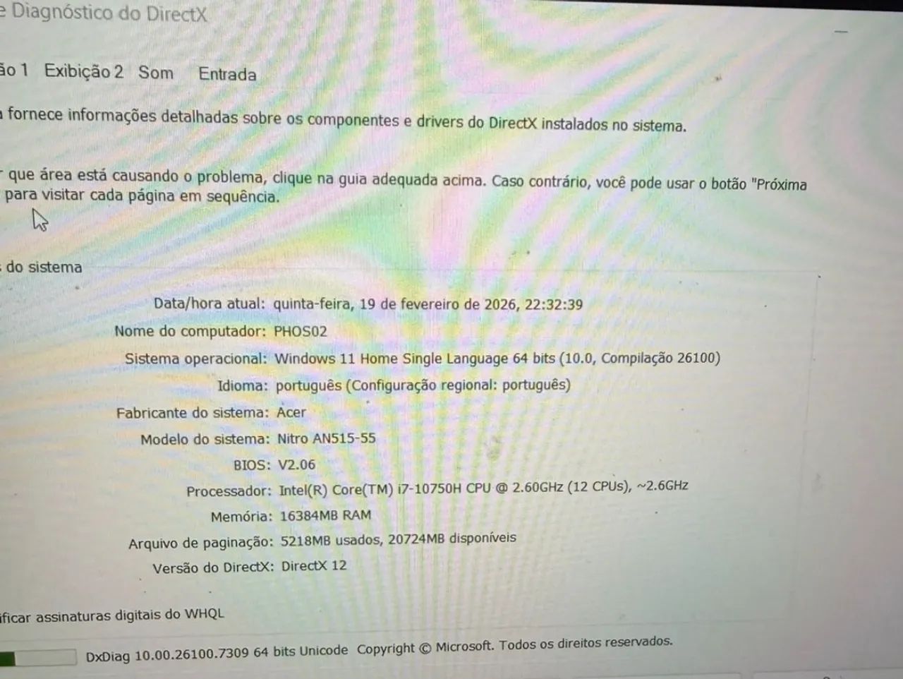 Notebook game nitro V I7 - Foto 2