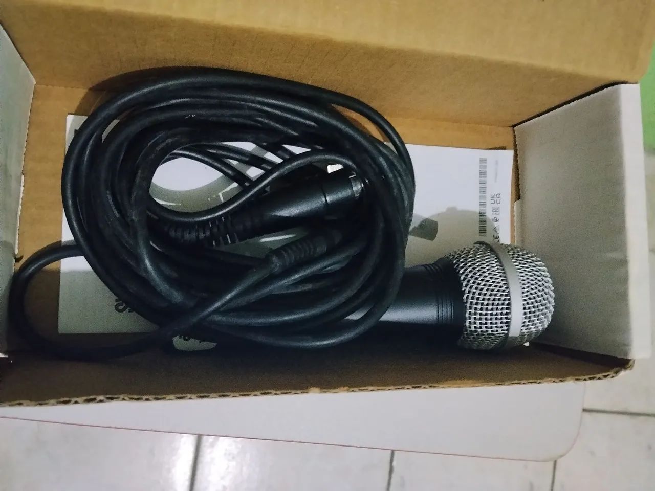 MICROFONE COM FIO SHURE - Foto 2