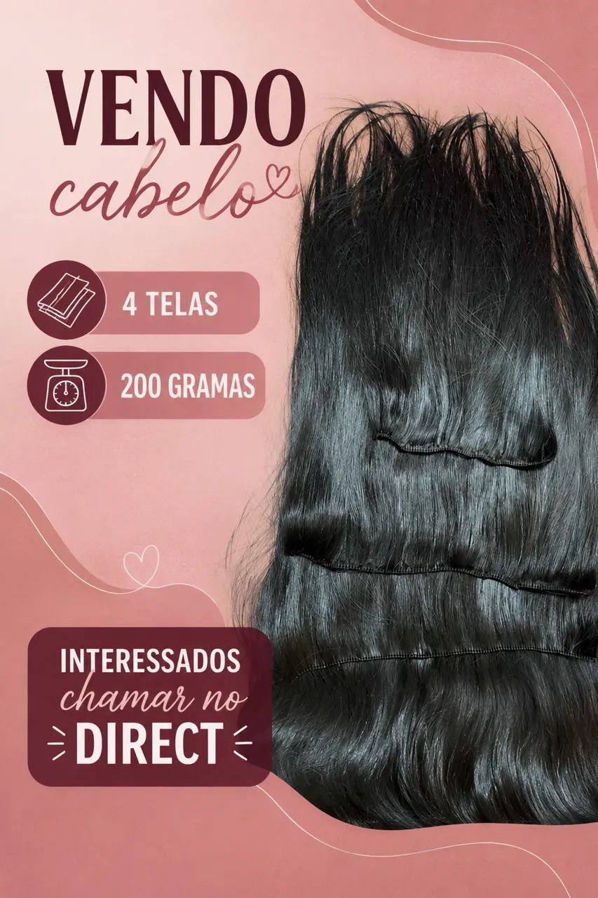 Vendo mega hair