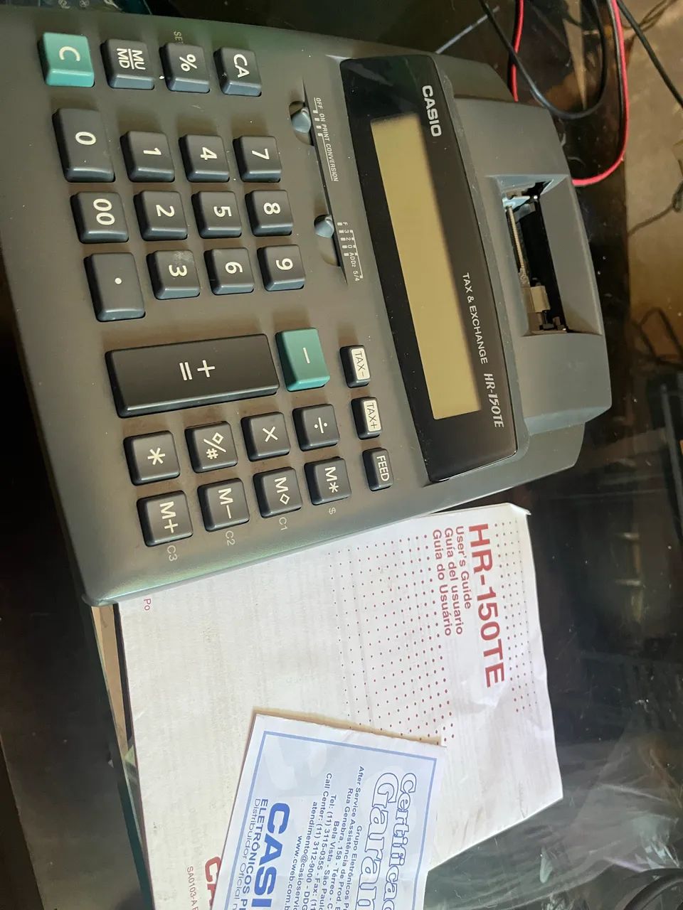 calculadora de impressão Casio HR-150TE - Foto 3