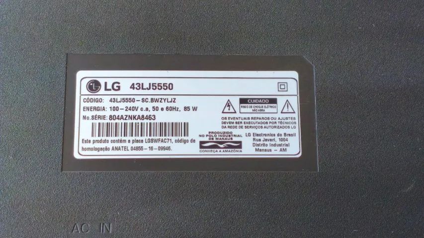 SmartTV LG 43LJ5550 Funcionando, aceito negociar preço. - Foto 5