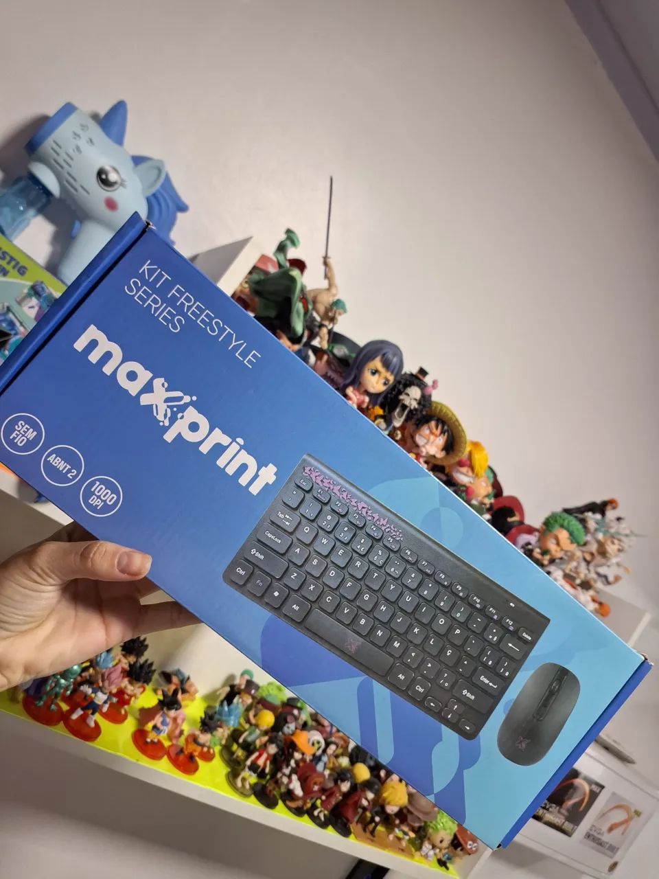 Kit teclado e mouse sem fio maxprint 