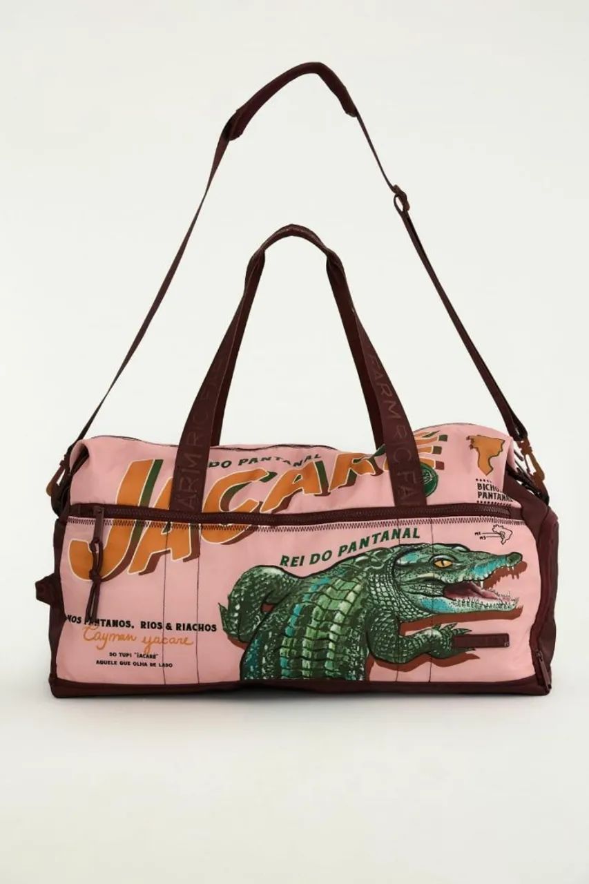 Bolsa Farm nova (tag) Findi Jacaré Silk - Foto 3