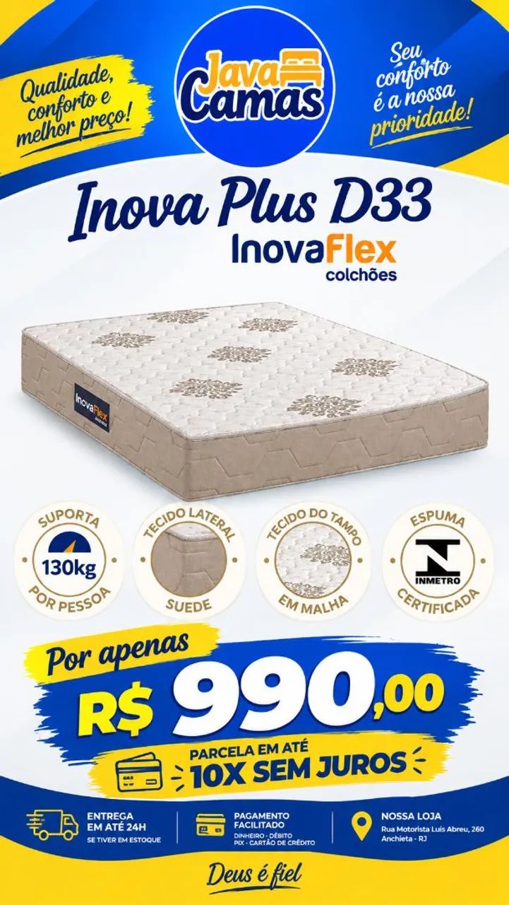 JAVA CAMAS E COLCHÕES  - Foto 4