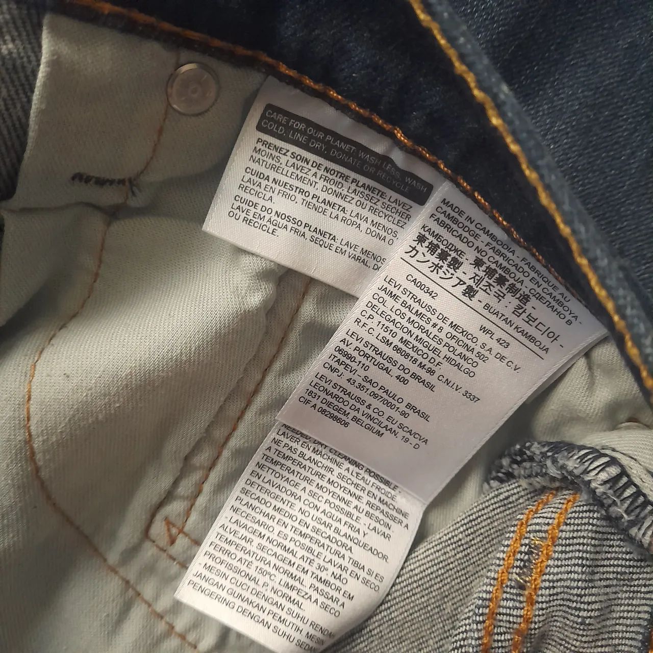 Calça jeans levis 513 nova - Foto 5