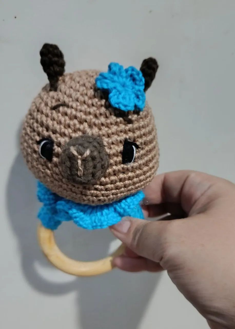 Chocalhos em amigurumi  - Foto 3