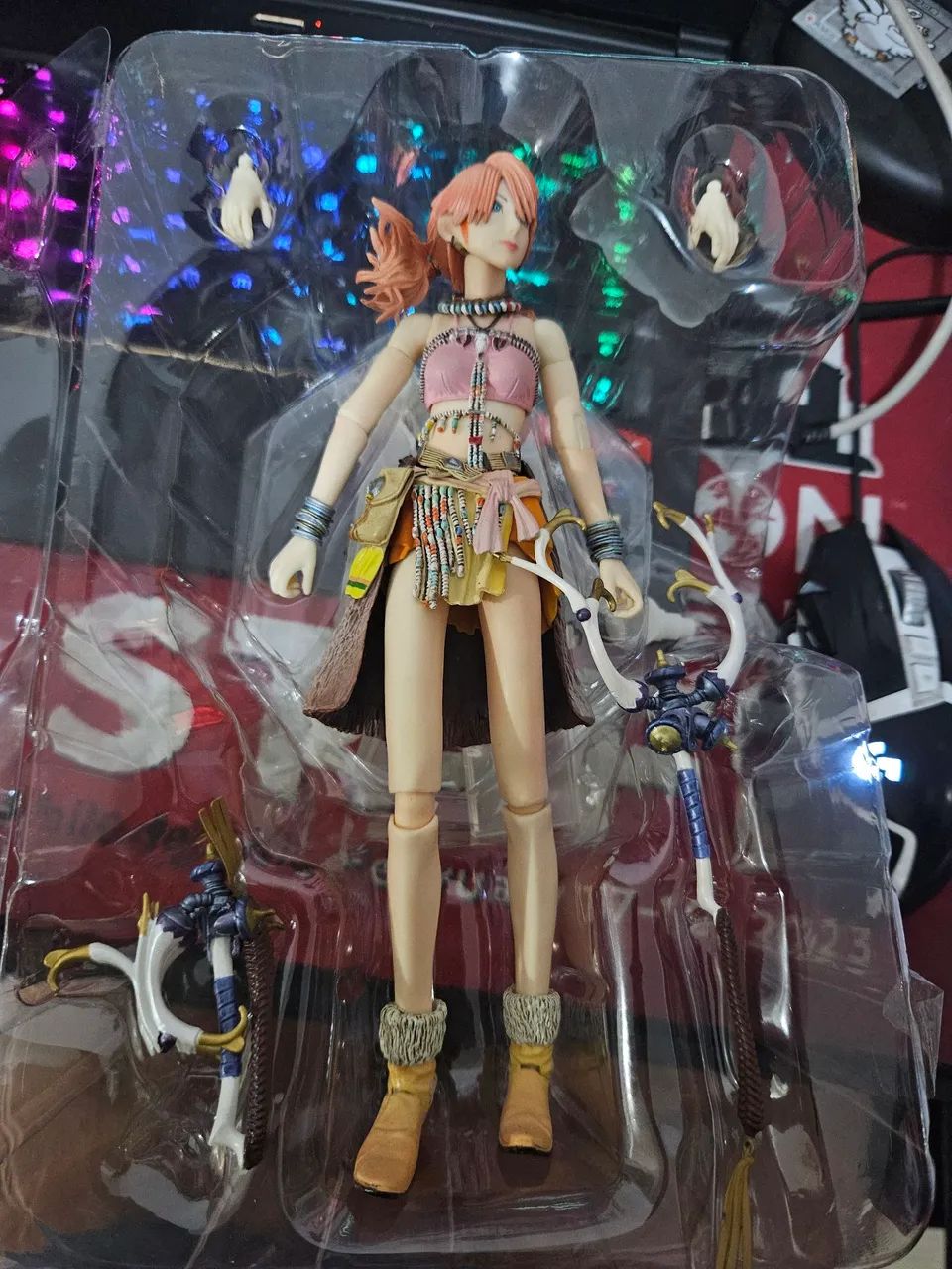 Action Figure Final Fantasy 13 Vanille Play Arts Kai Original - Foto 3