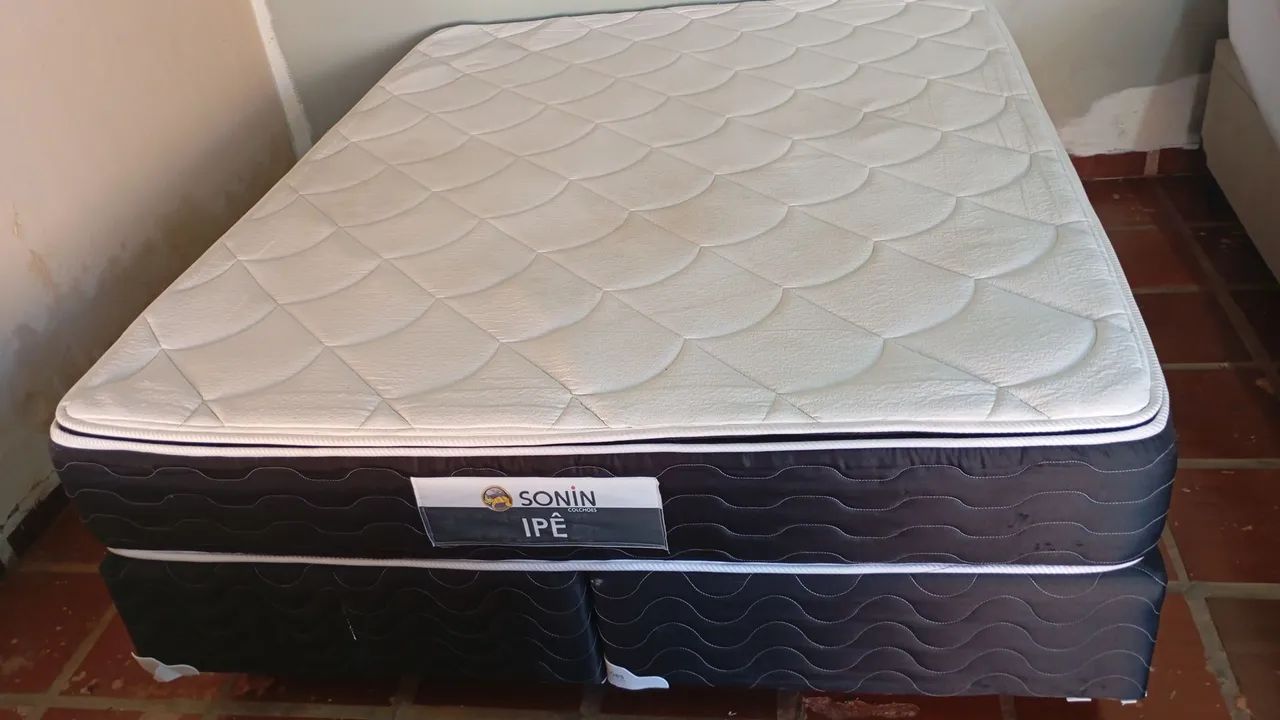 Cama box Queen completa frete grátis  - Foto 2