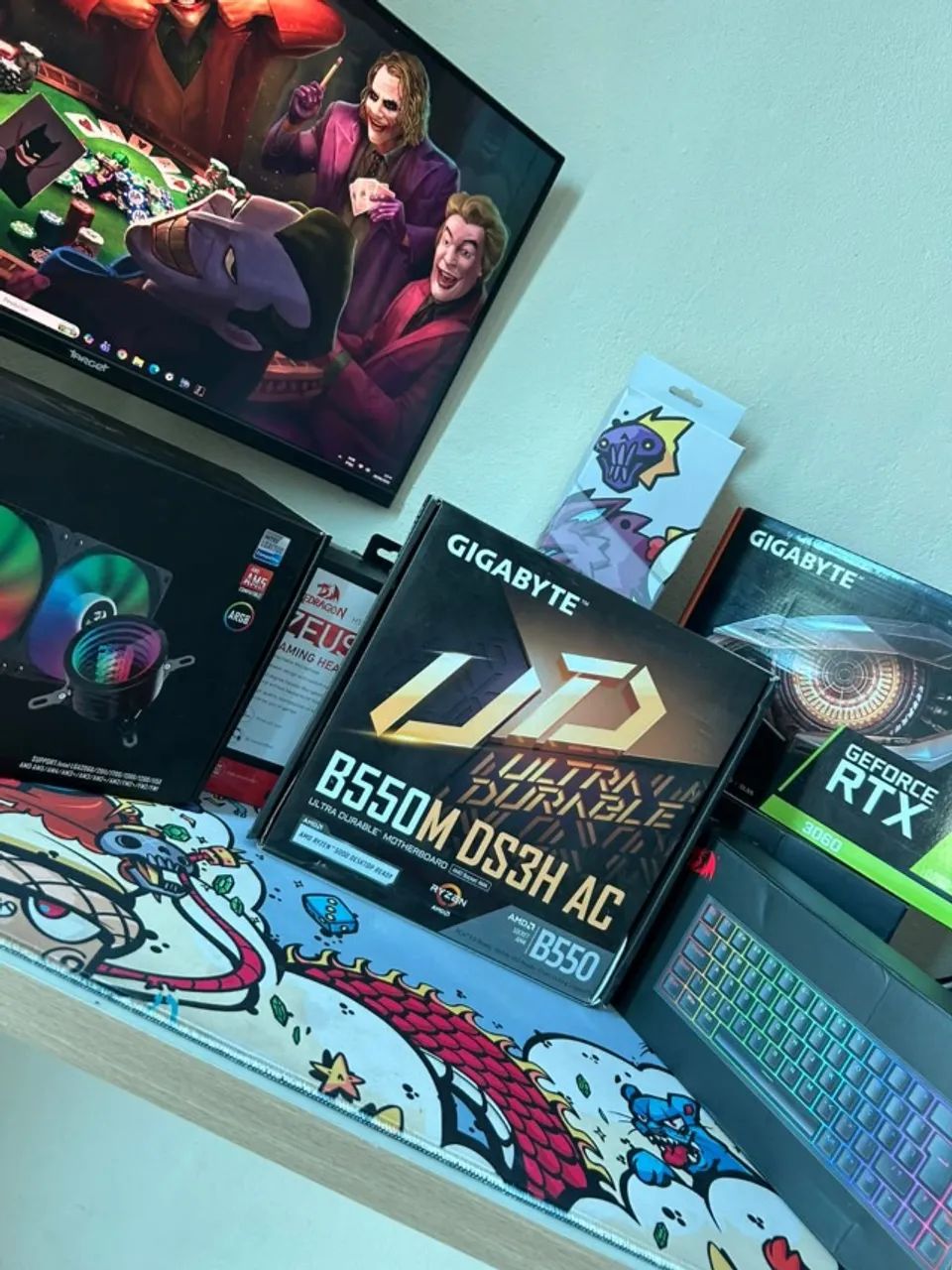 PC Gamer Completo (Aceito Troca)- 5 5500, 32Gb Ram, RTX3060 - Foto 2