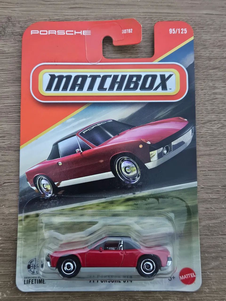 Matchbox Porsche 914 vermelha 