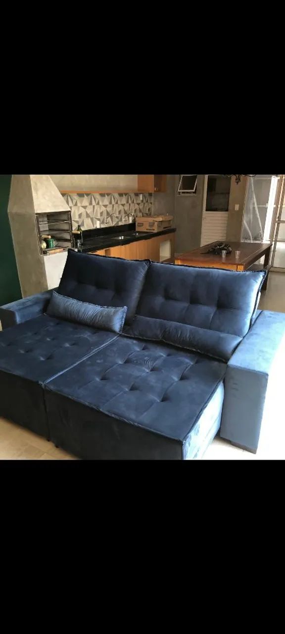 Sofá chaise 5 lugares lindíssimo e confortável  - Foto 3