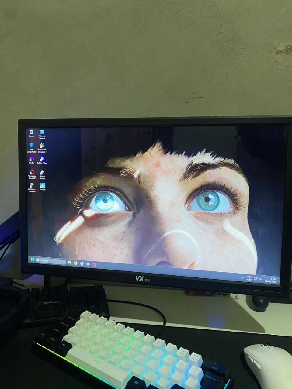 Vendo monitor de 20 polegadas da Vxpro, funcionando perfeitamente e na garantia ainda - Foto 3
