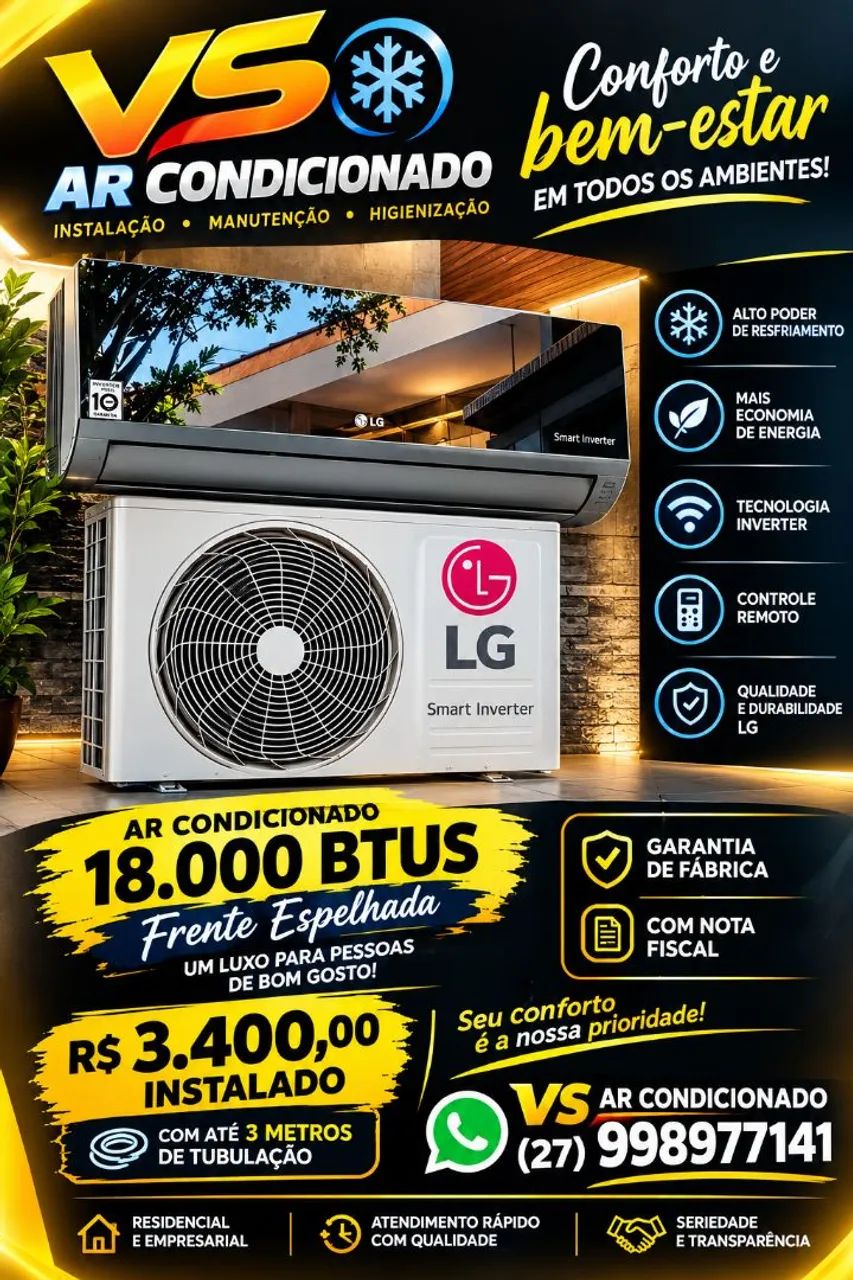 Ar condicionado LG 18000 BTUs  - Foto 2