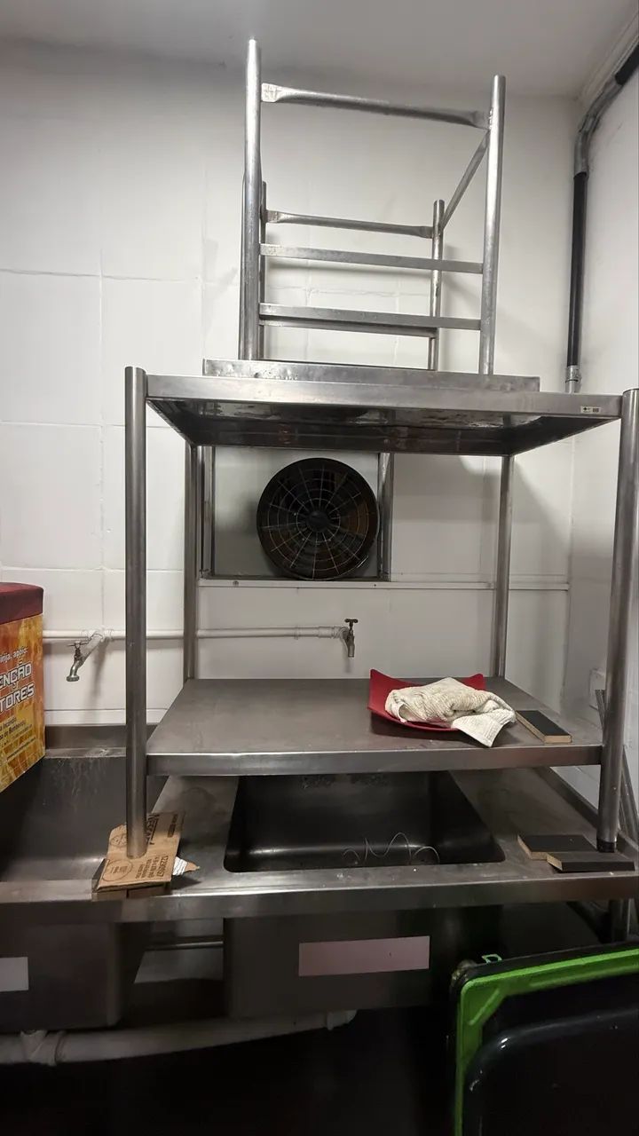 Bancada em Inox - Vários Tamanhos - Foto 2