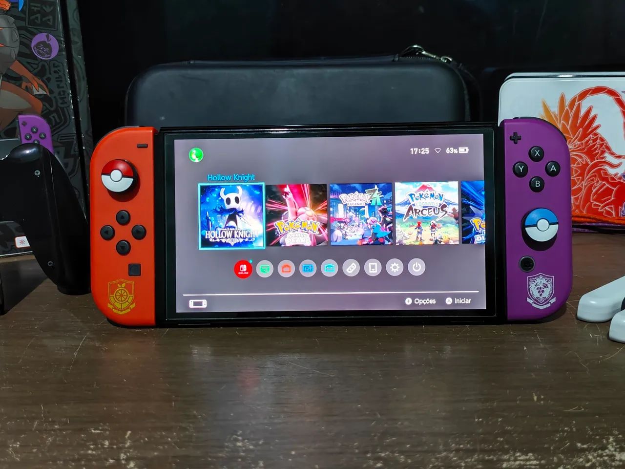 NITENDO SWITCH OLED Versão Limitada Pokémon Desbloqueado  - Foto 2