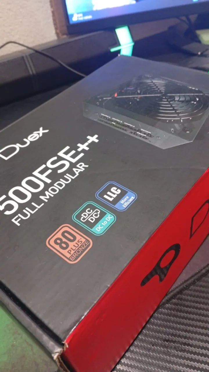 Fonte Duex DX 500FSE++ 500W Full Modular - 80 Plus Bronze